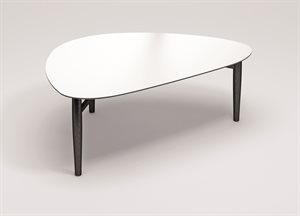 Katrine sofabord 32 - Hvid laminat - 42 x 67 cm